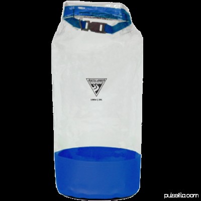 Seattle Sports 16200 Glacier Clear Dry Bag, 20 Liter, Blue 554421431